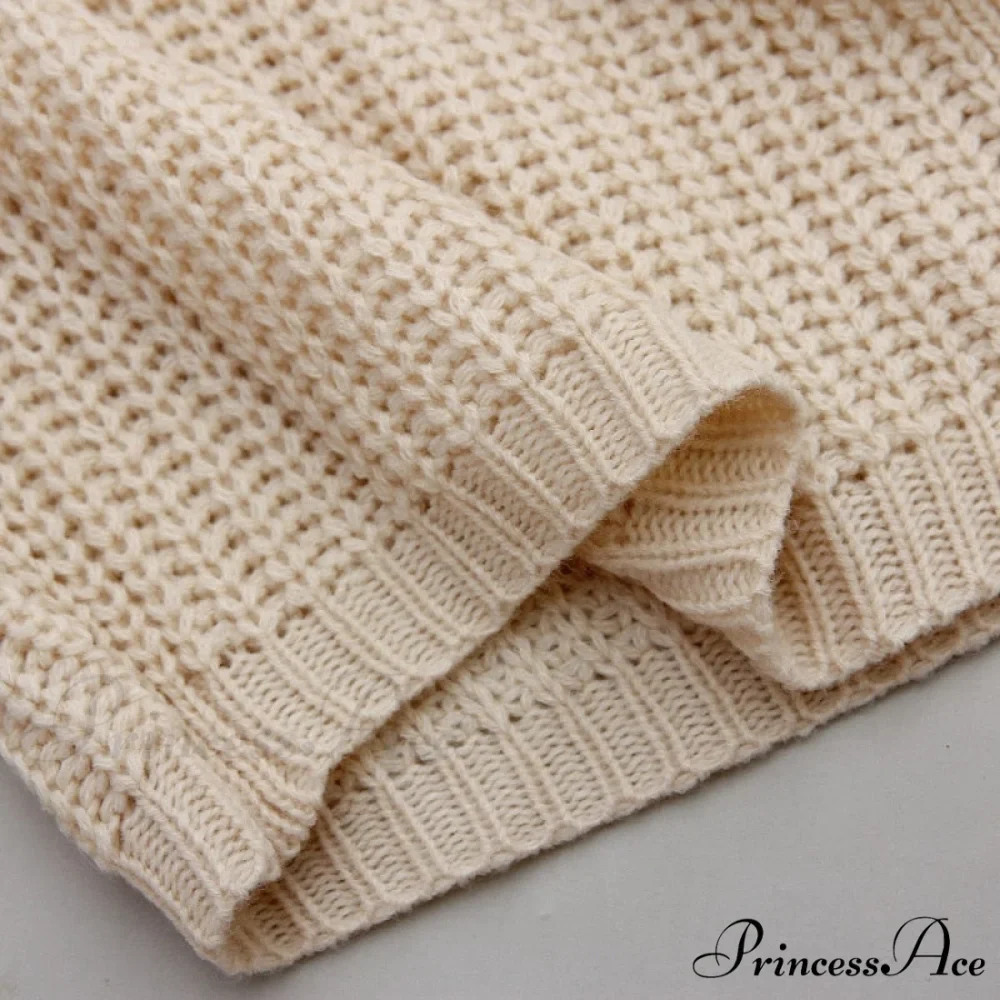 Casual Long Knitted Cardigan women V-Neck sweater - Image 5