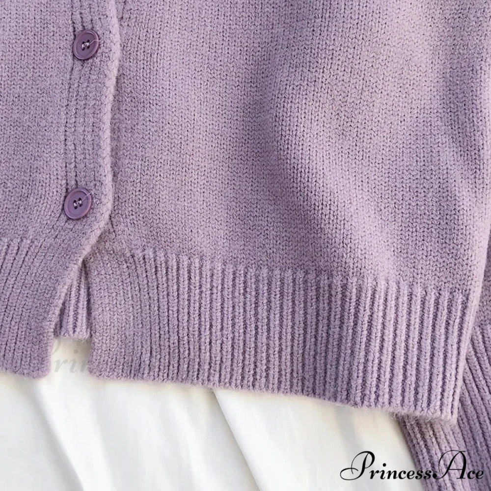 Sweaters Cardigans Warm Casual Arrival Solid Knitwear Loose Coat - Image 19