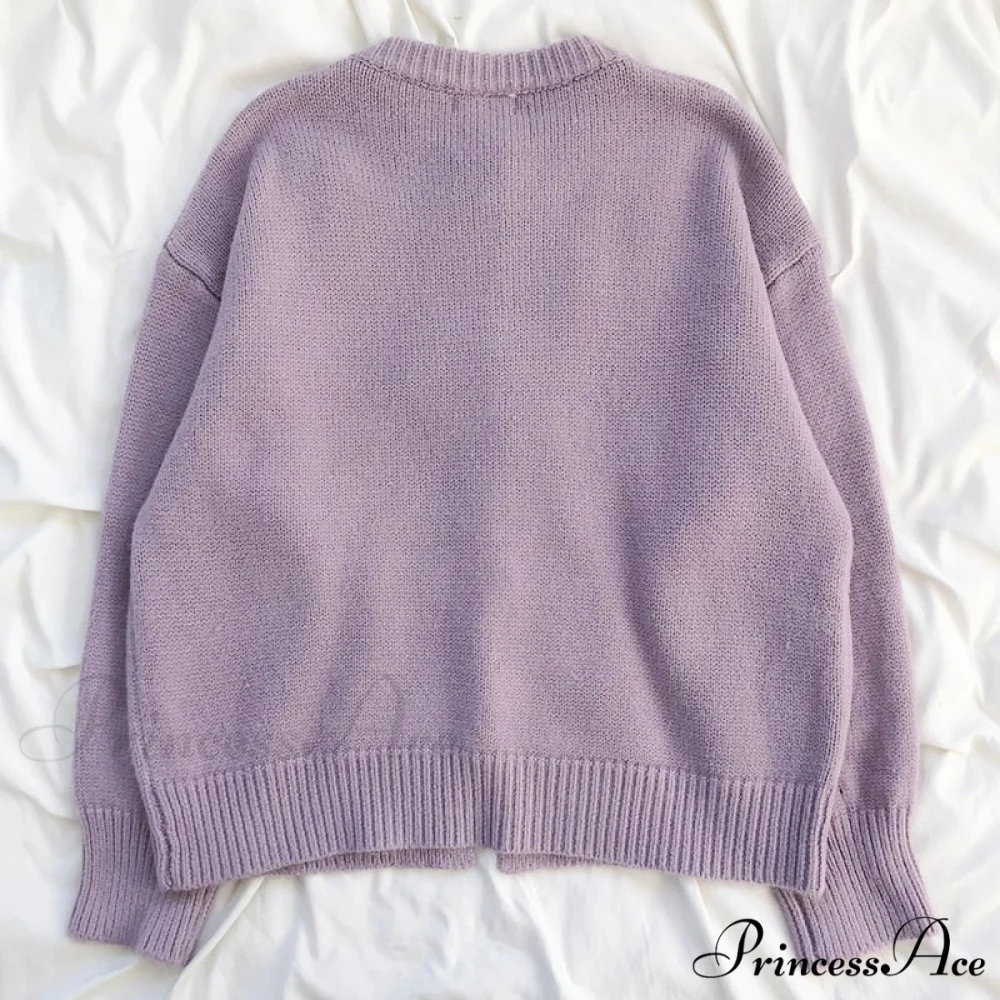 Sweaters Cardigans Warm Casual Arrival Solid Knitwear Loose Coat - Image 23