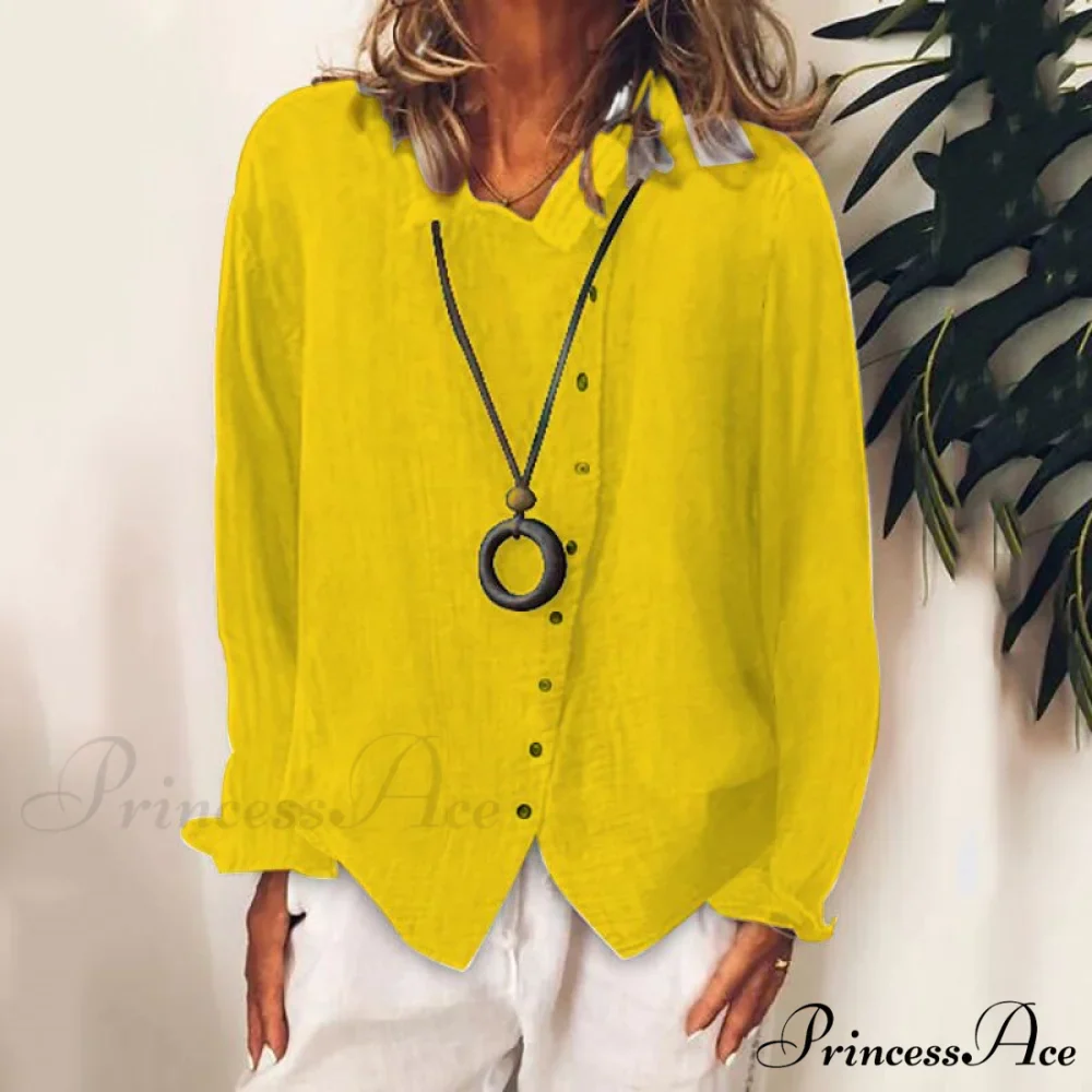 Solid Color Temperament Blouse - Image 3
