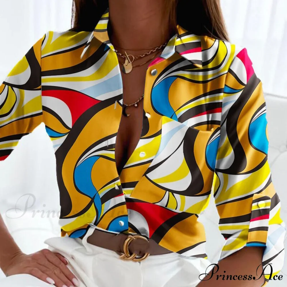 Floral Printing Single Button New Shirt - Image 18