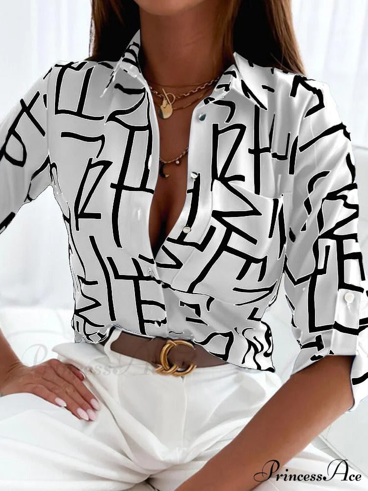 Floral Printing Single Button New Shirt - Image 3