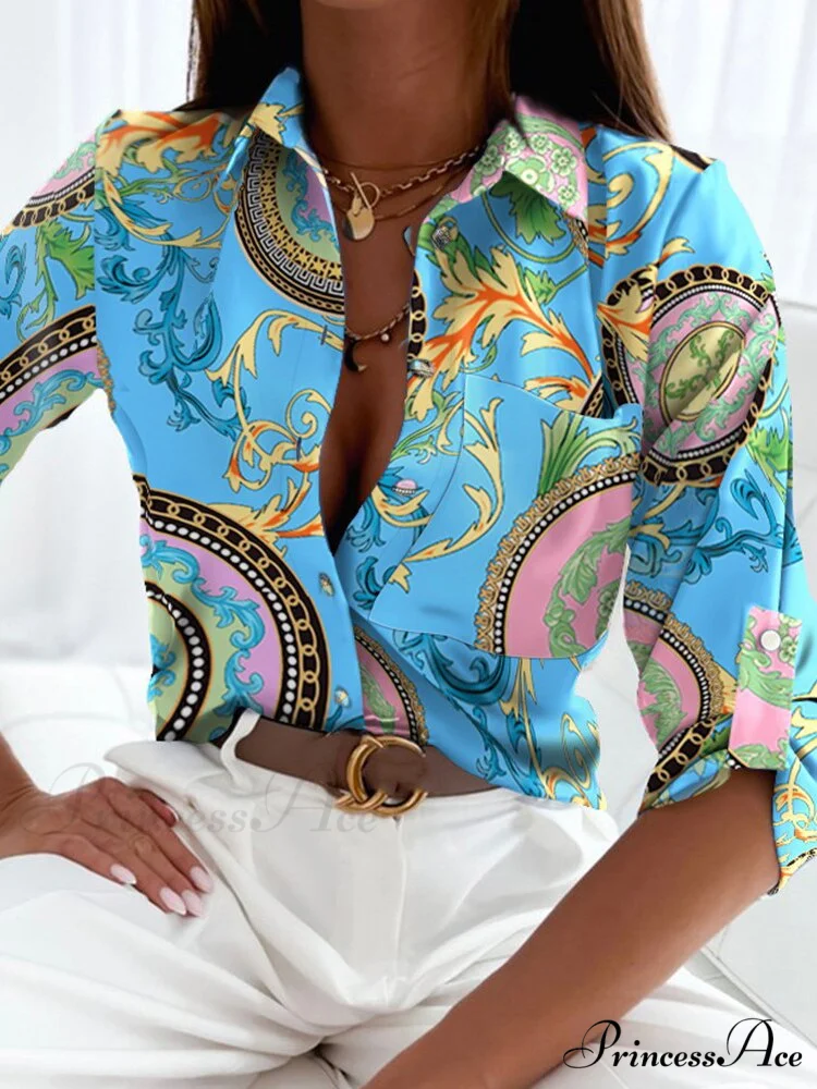 Fashion Floral Print Shirt - Image 6