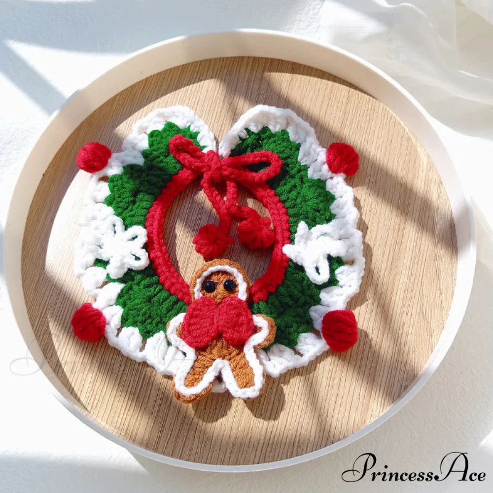 Chrismas Photo Accessories Hand Woven Cat Dog Bibs - Image 18