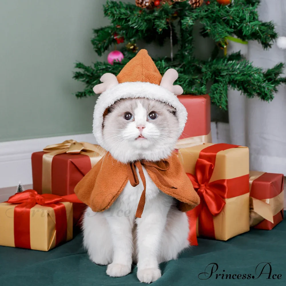 Christmas Pet Cat Winter Cloak - Image 17