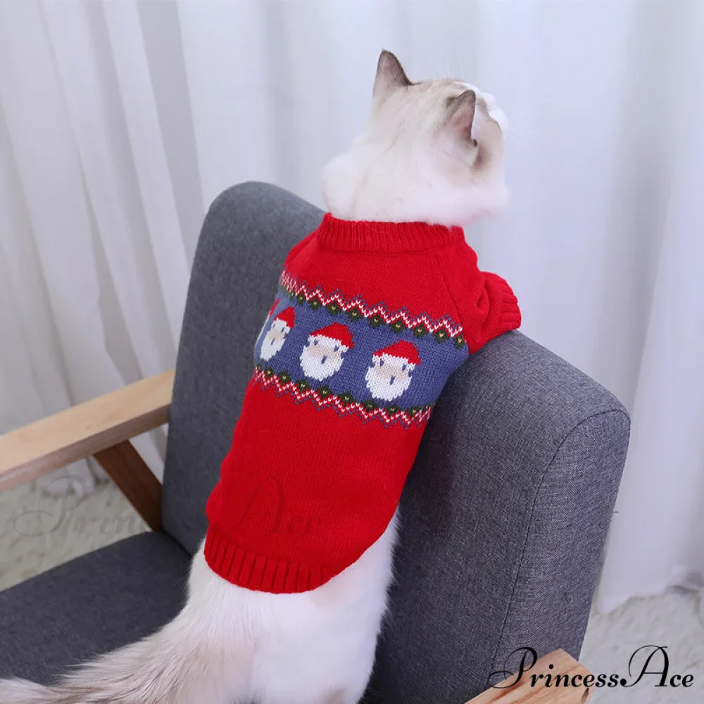 Pet Cat Winter Autumn Warm Knitted Sweater - Image 4