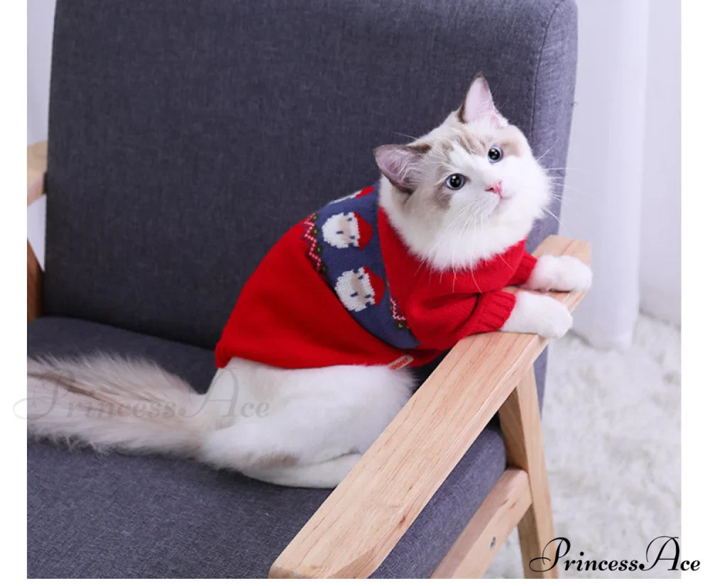 Pet Cat Winter Autumn Warm Knitted Sweater - Image 6