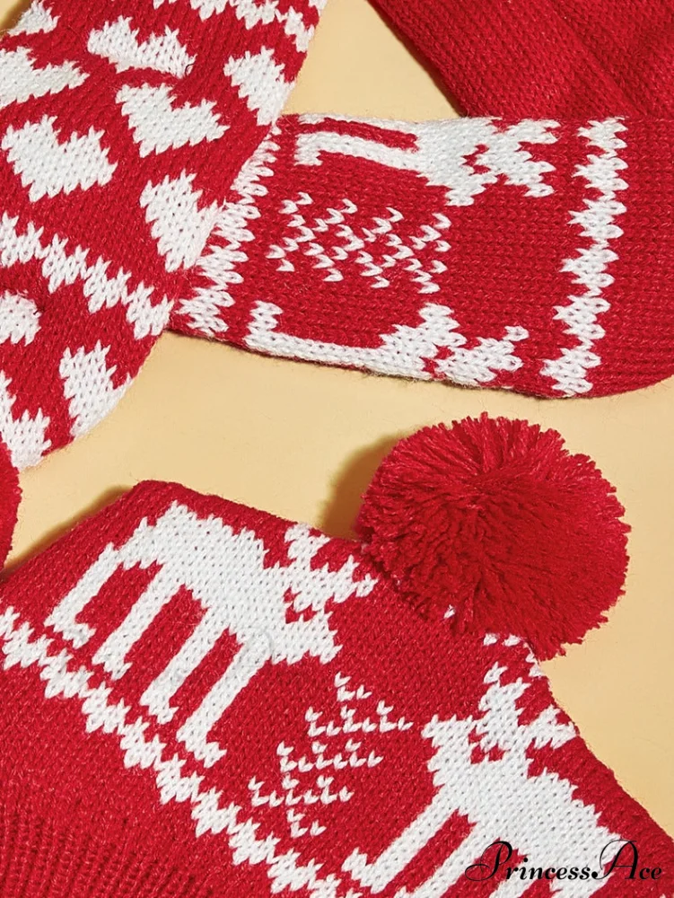Pet Cat Dog Knitting Scarf Hat Set - Image 10