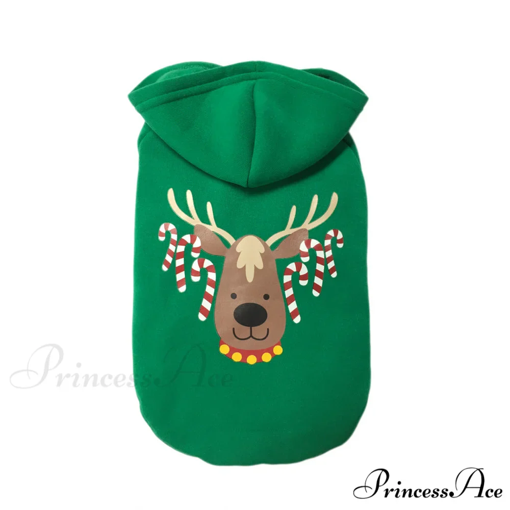 Pet Dog Christmas Festive Cotton Hoodie - Image 12