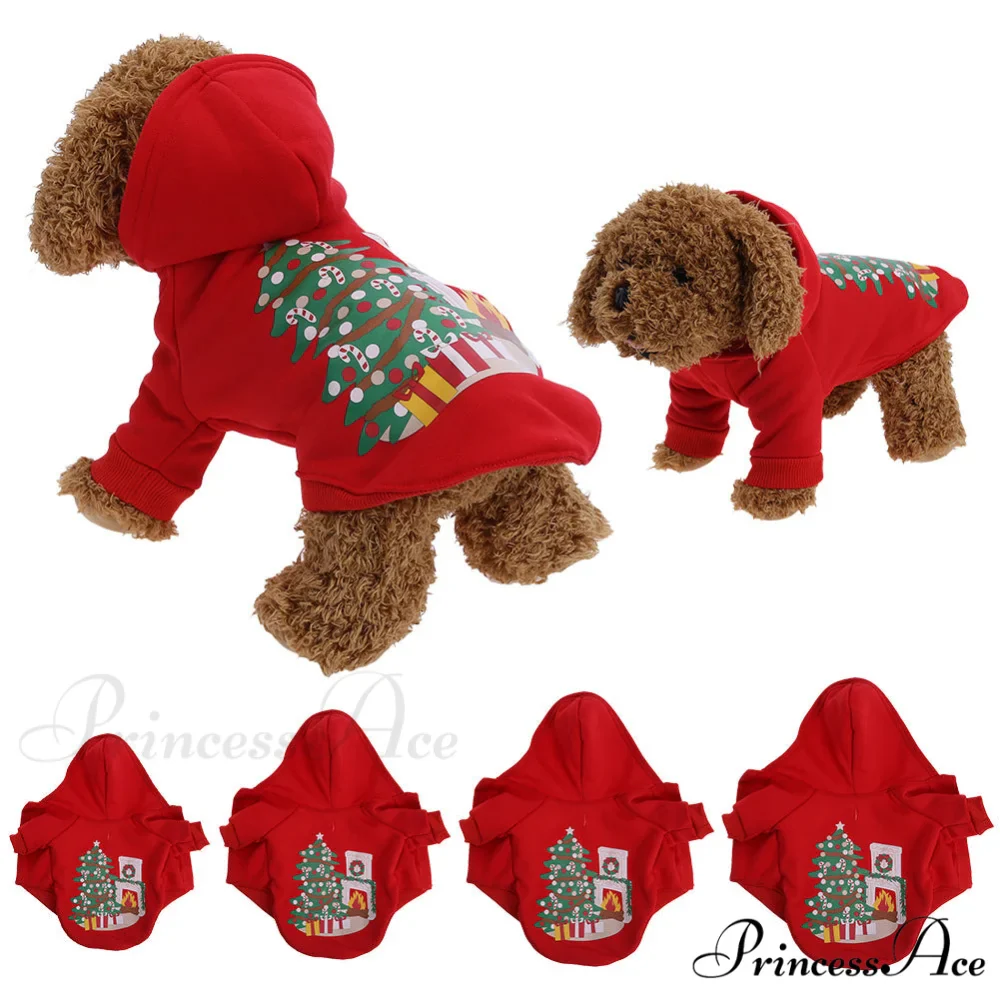 Pet Dog Christmas Festive Cotton Hoodie - Image 20