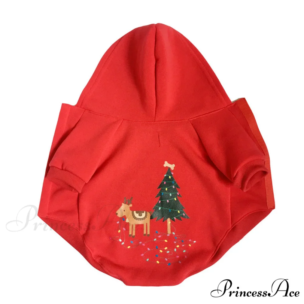 Pet Dog Christmas Festive Cotton Hoodie - Image 27