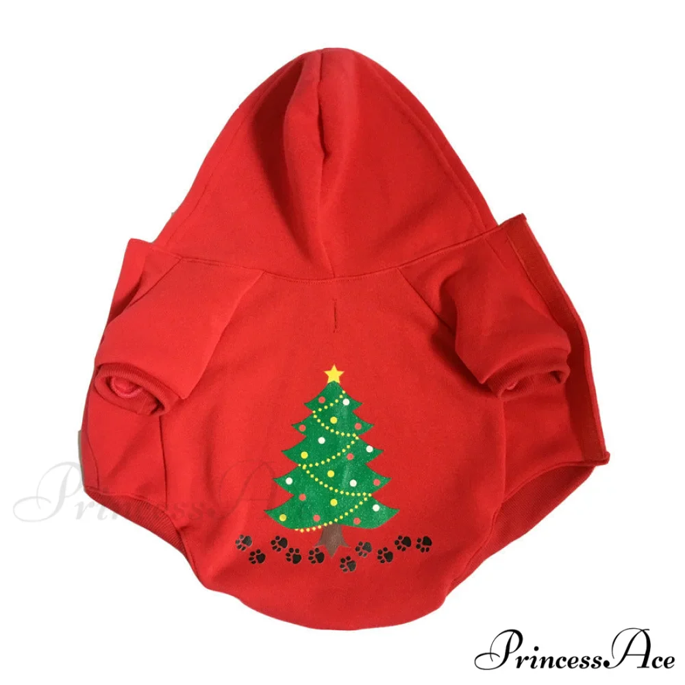 Pet Dog Christmas Festive Cotton Hoodie - Image 28