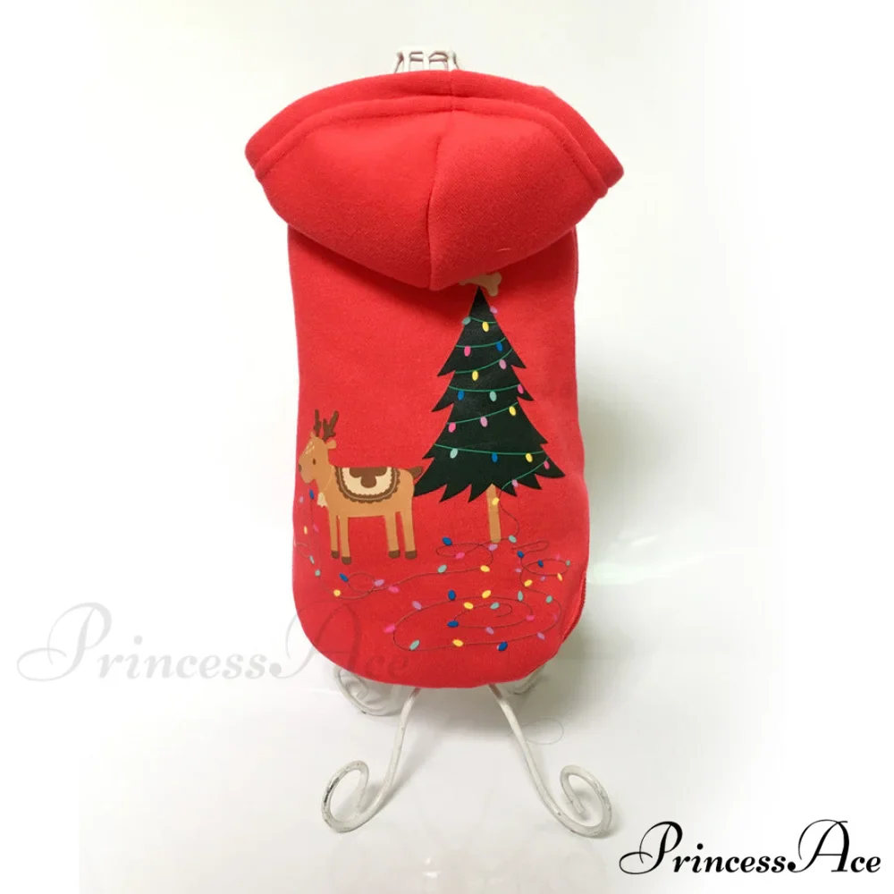 Pet Dog Christmas Festive Cotton Hoodie - Image 32