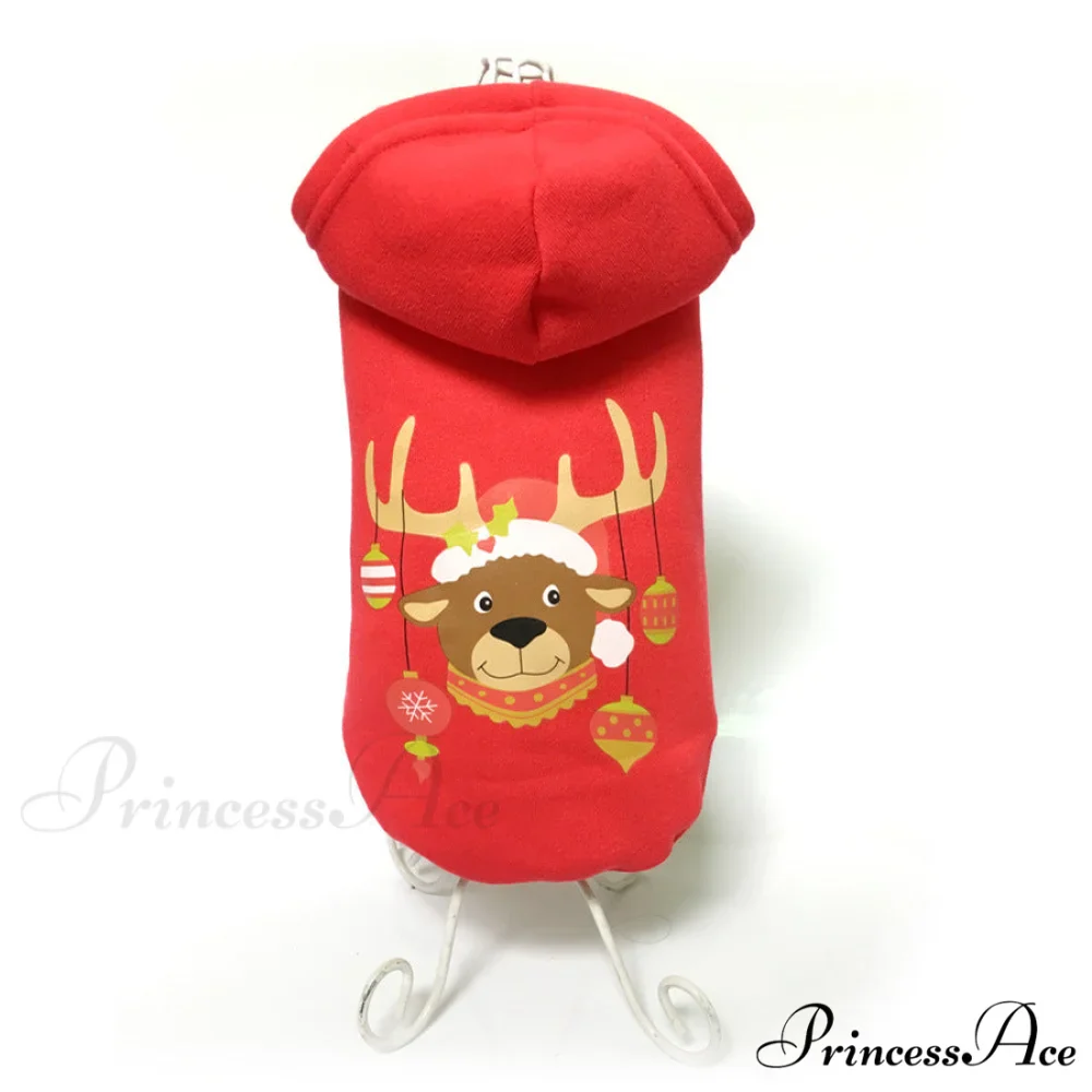 Pet Dog Christmas Festive Cotton Hoodie - Image 34