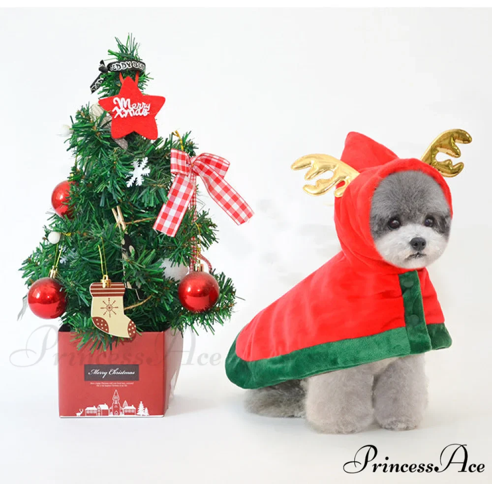 Pet Cat Dog Christmas Cloak - Image 2