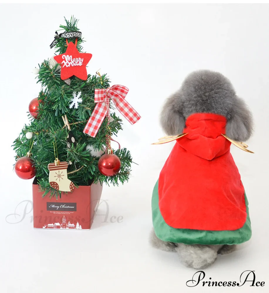 Pet Cat Dog Christmas Cloak - Image 3