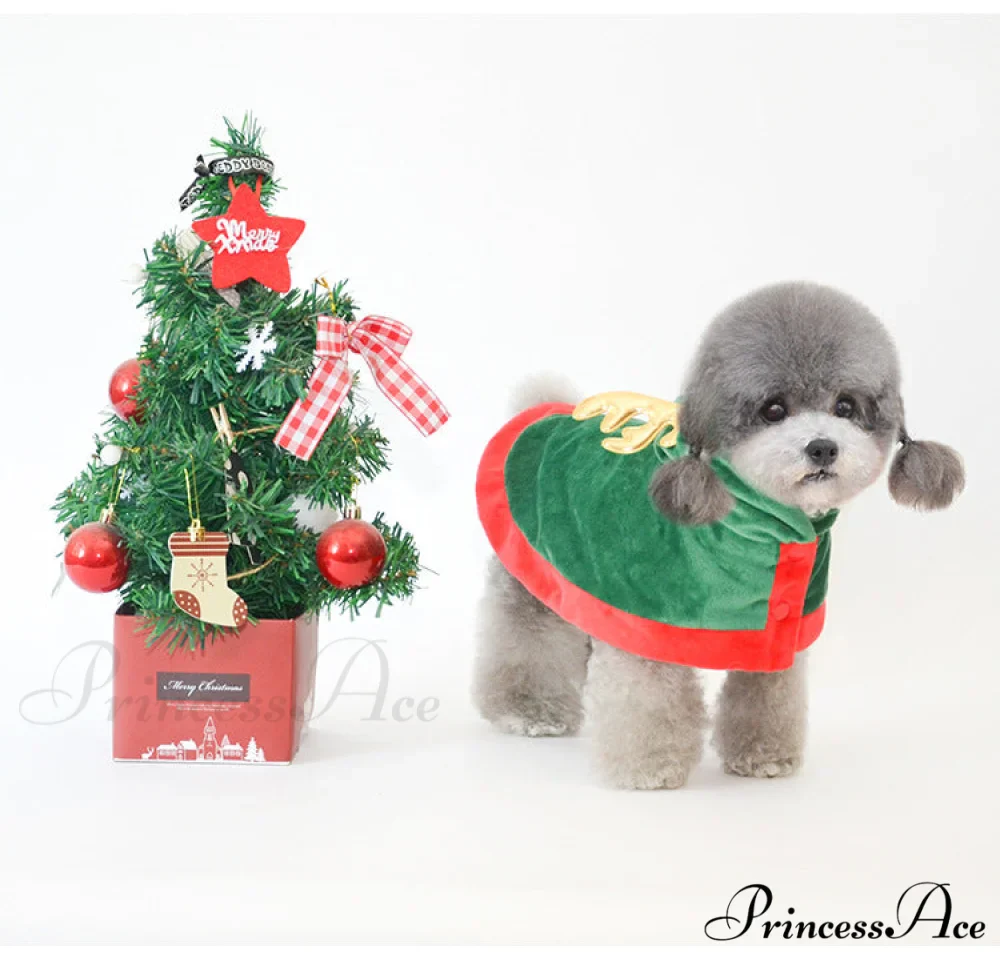 Pet Cat Dog Christmas Cloak - Image 5