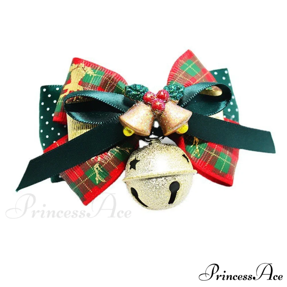 Christmas Pet Colorful Collar With Bells - Image 4