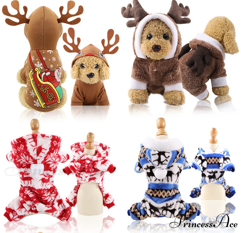 Christmas Dog's Funny Clothes & Sweater - Image 7