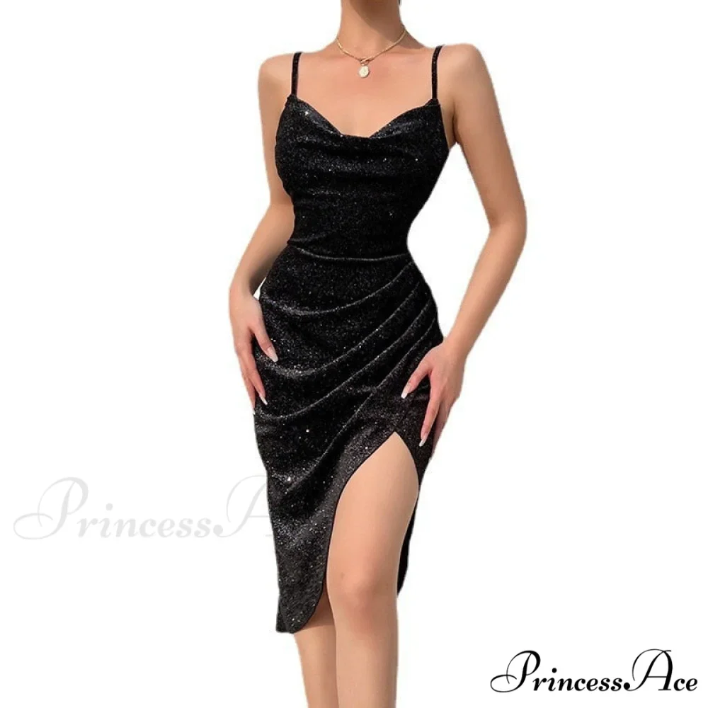 Bodycon Long Solid Midi Sleeveless Backless Party Dress - Image 5