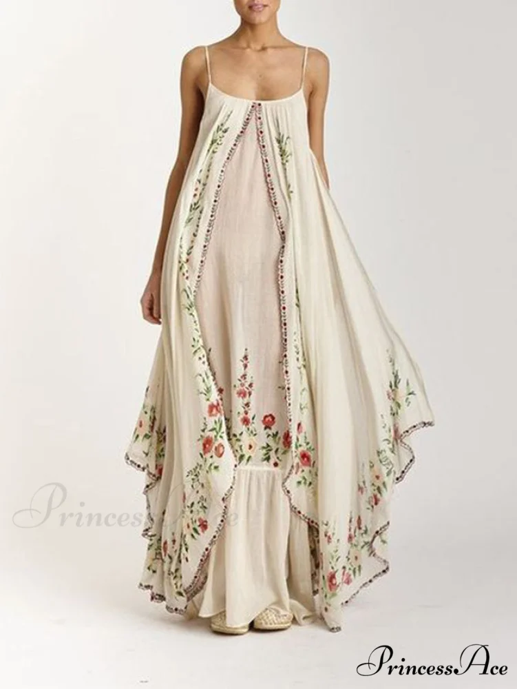 Vintage Spaghetti Strap Sleeveless Elegant Long Maxi Dress - Image 11