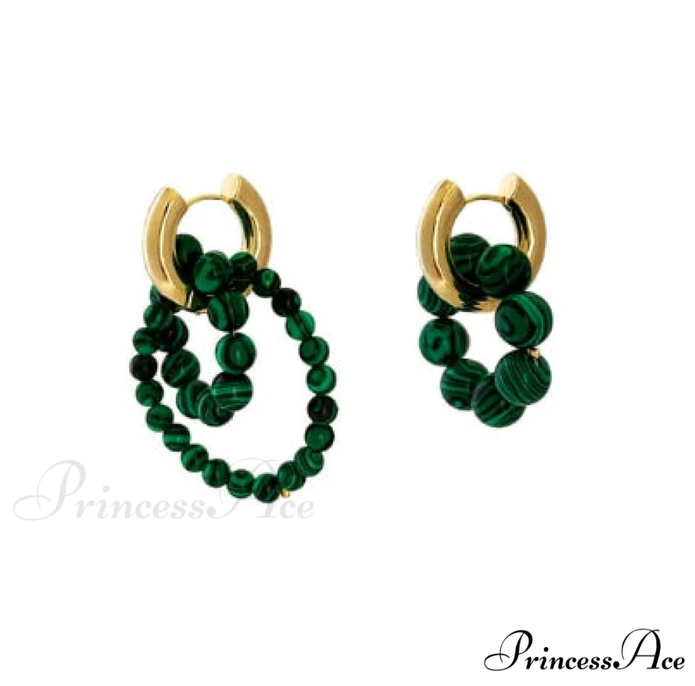 Natural Freshwater New Trend Double Circle Dangle Earrings - Image 10