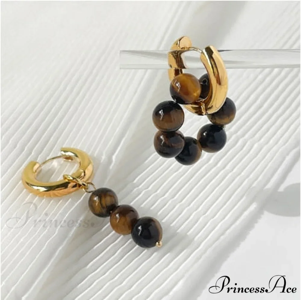 Natural Freshwater New Trend Double Circle Dangle Earrings - Image 7