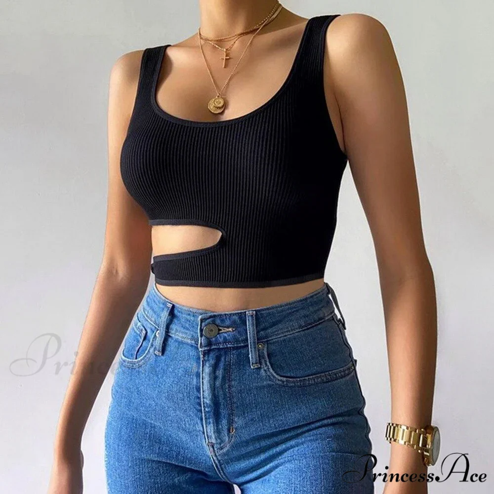 Leopard Sports Bra Tank Vest Lace Up Backless Crop Top - Image 8