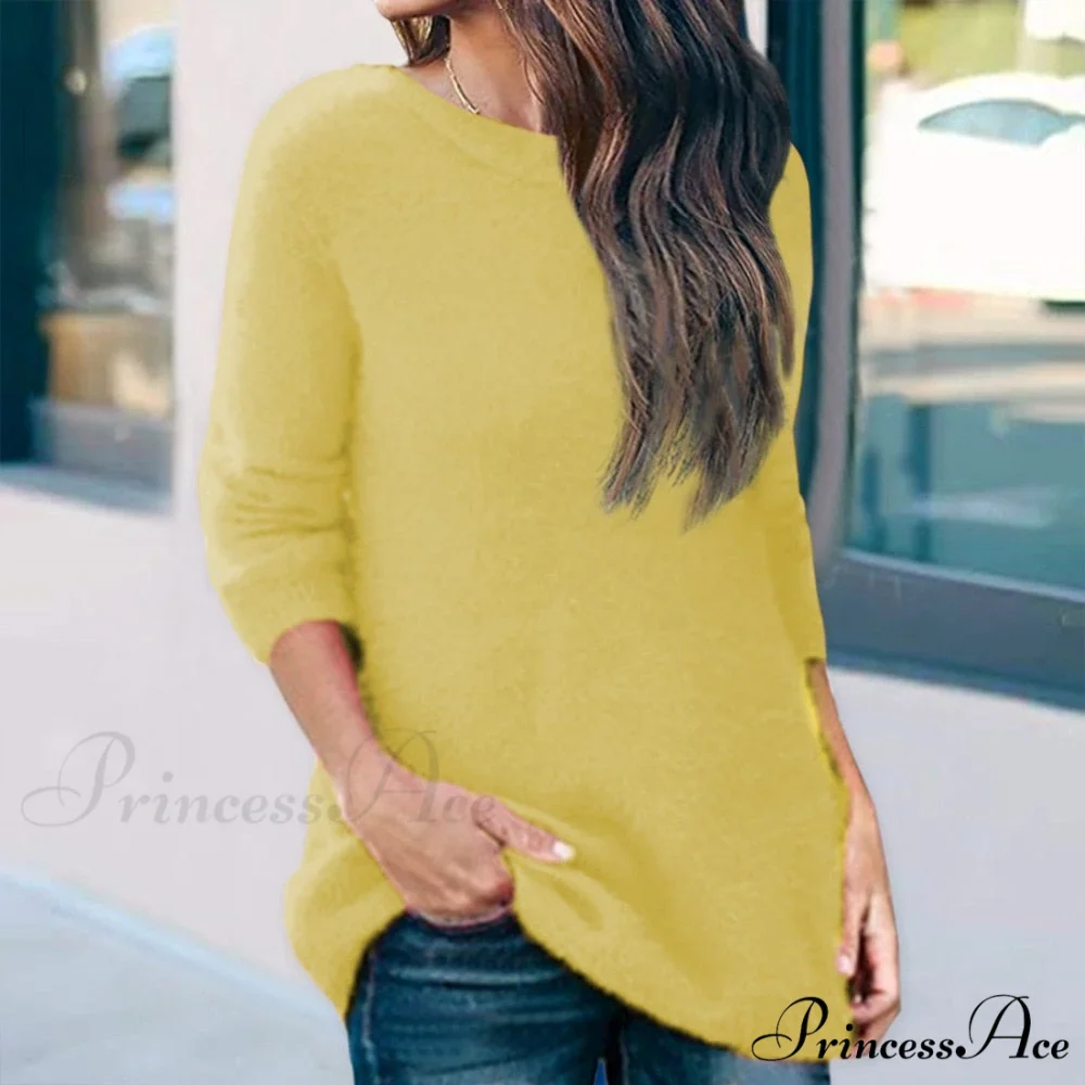 Casual V-neck Lace Long Sleeve Sexy Solid Color Shirt - Image 9