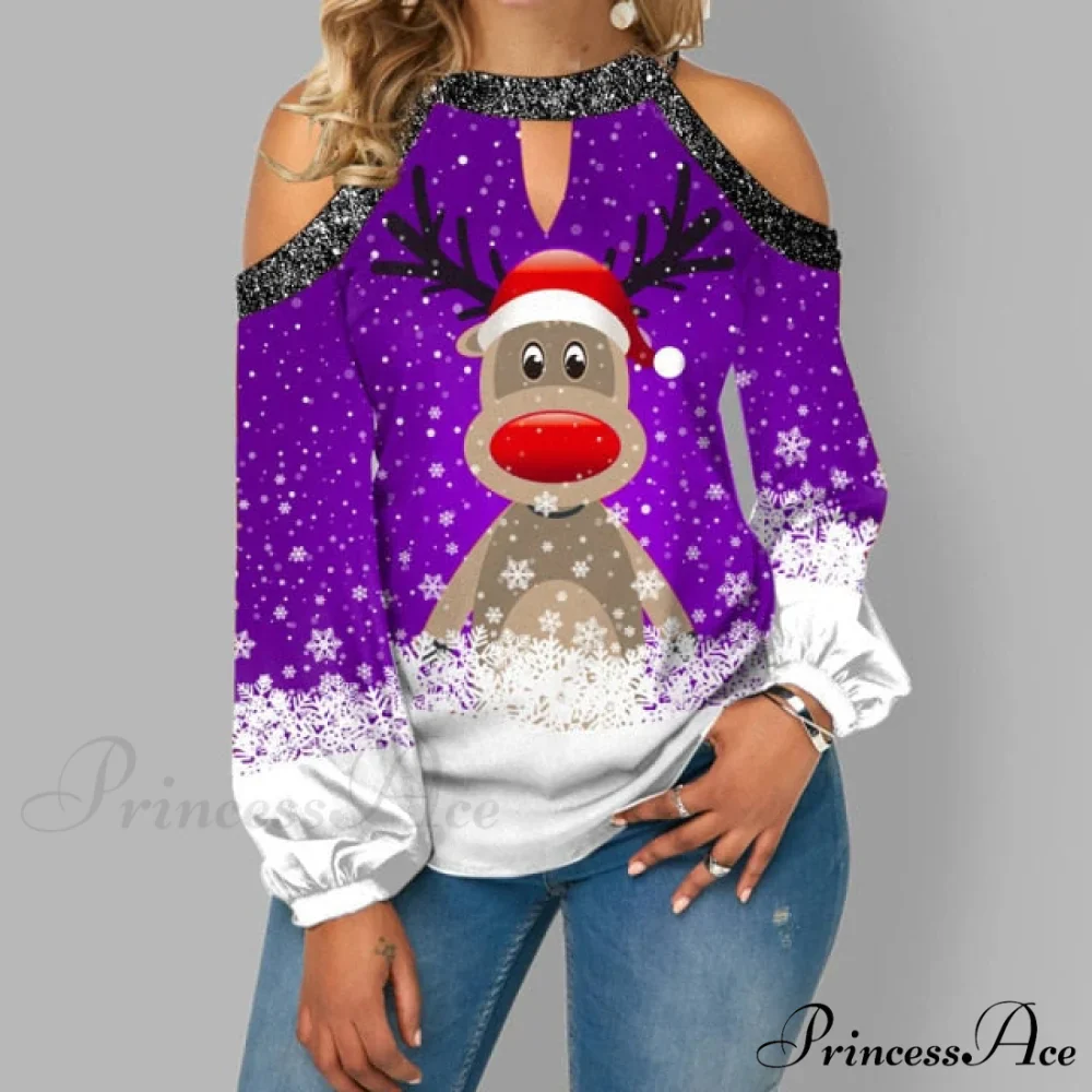 Casual Off Shoulder Loose Pullover Top - Image 8