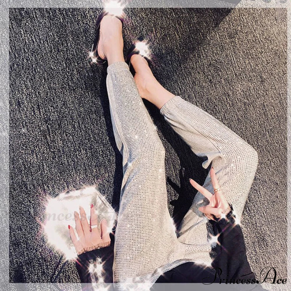 Casual Loose 5XL Shiny Fashion Loose Pants - Image 2