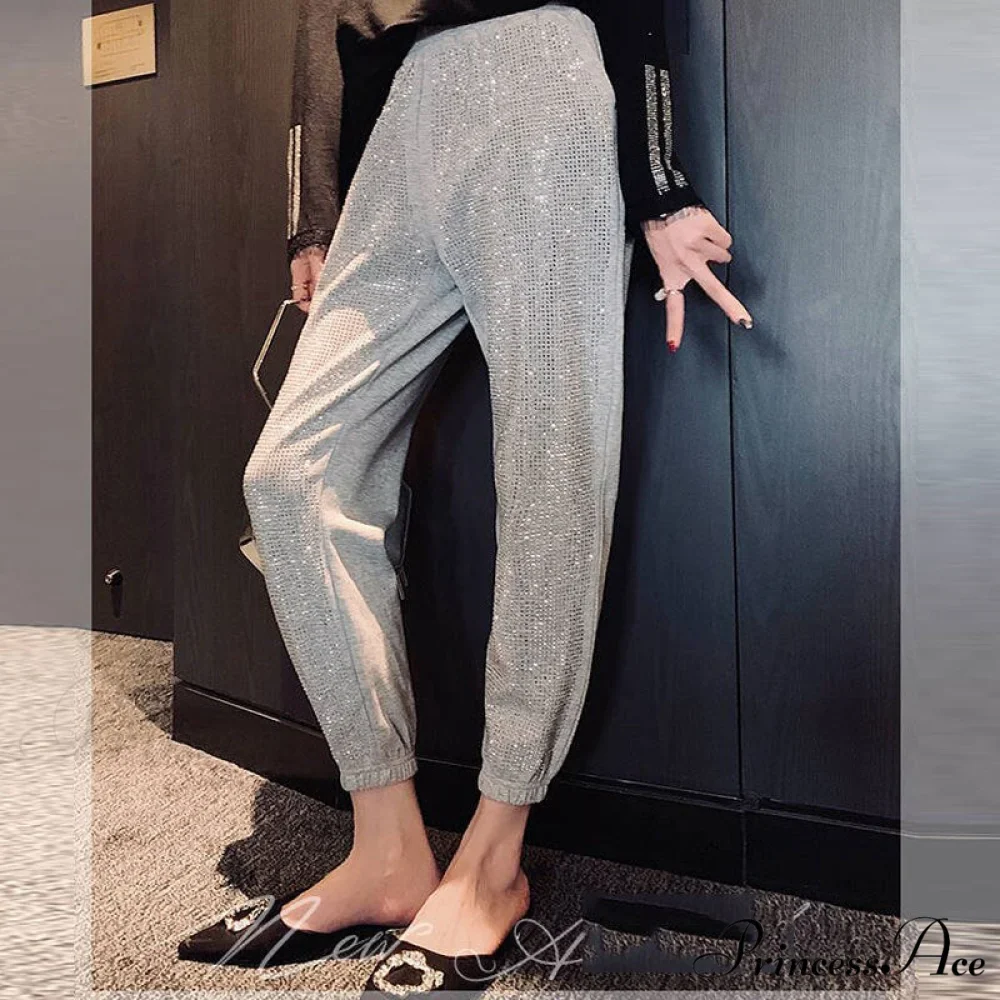 Casual Loose 5XL Shiny Fashion Loose Pants - Image 5