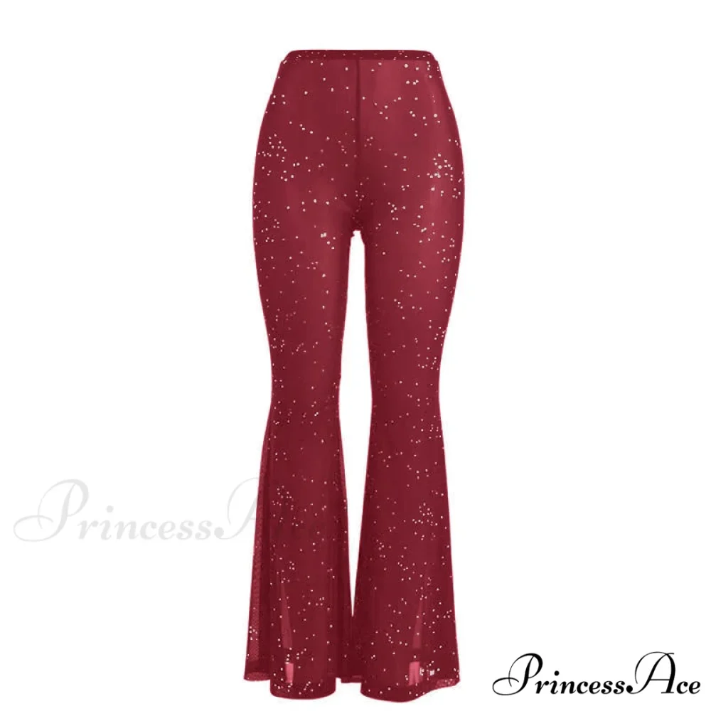 Sexy Mesh See-through Trouser - Image 13