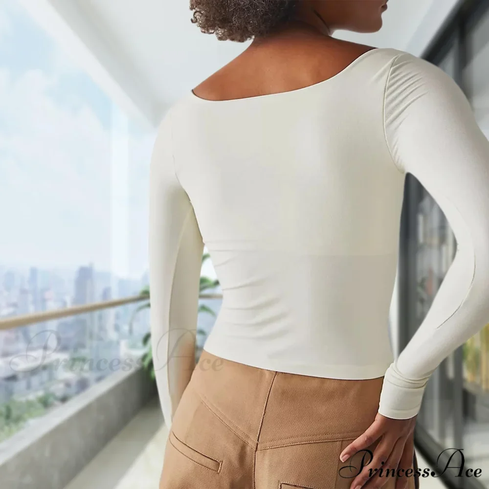 Ladies Summer Shirt Women Basic Crop Top - Image 3