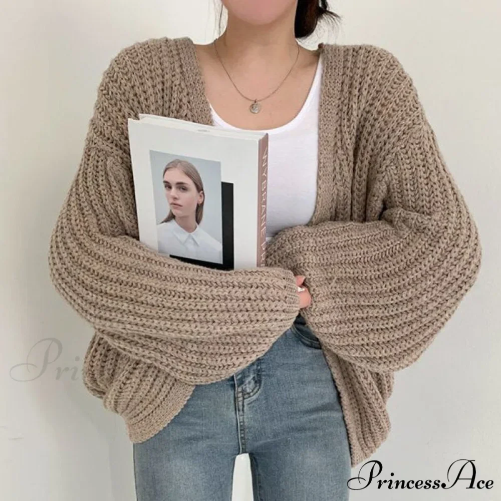 Korean Chic Autumn Lazy Style Cardigan