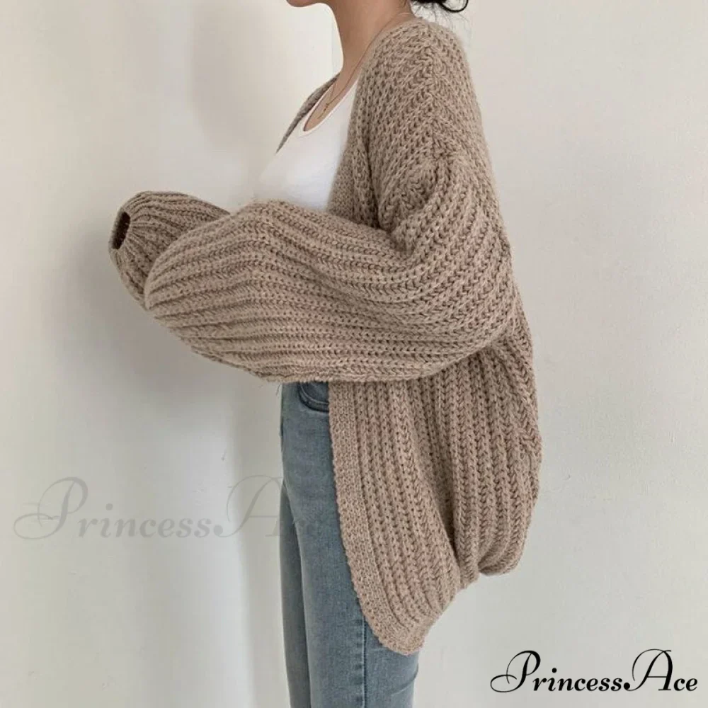 Korean Chic Autumn Lazy Style Cardigan - Image 2