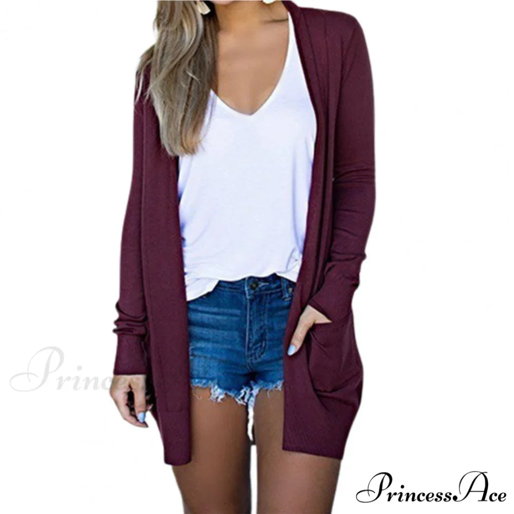 Long Cardigan Coat for Women's Clothing Cardigans - Image 3