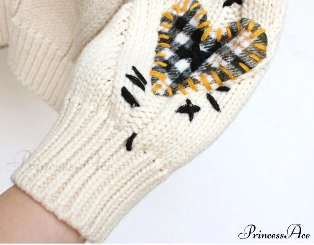 Jacket Loose Pocket Embroidery Fashion Knit Cardigan - Image 15