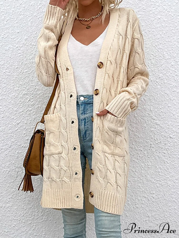 Winter Vintage Casual Loose Cardigan - Image 7