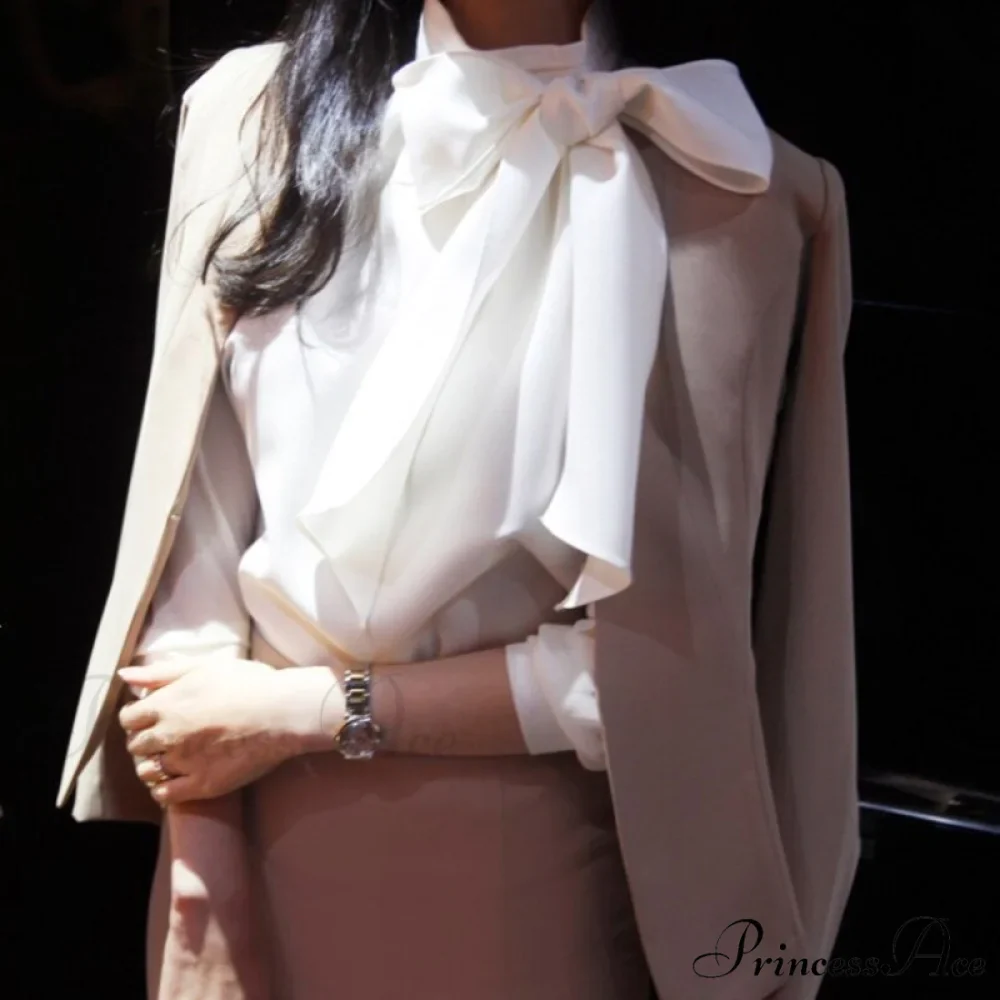 Work Style OL Elegant Puff Sleeve Blouse - Image 3