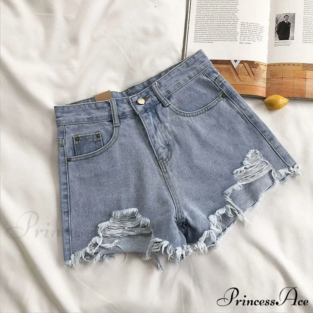 lim Fit Shorts Beach Streetwear Jeans - Image 3