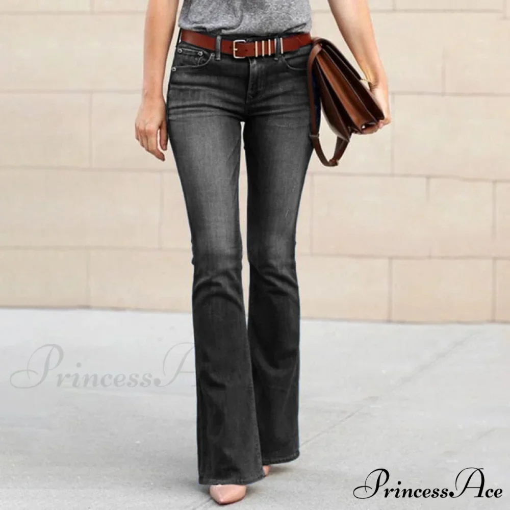 Loose Casual Fashion Plus Size Ladies Denim Trousers - Image 2