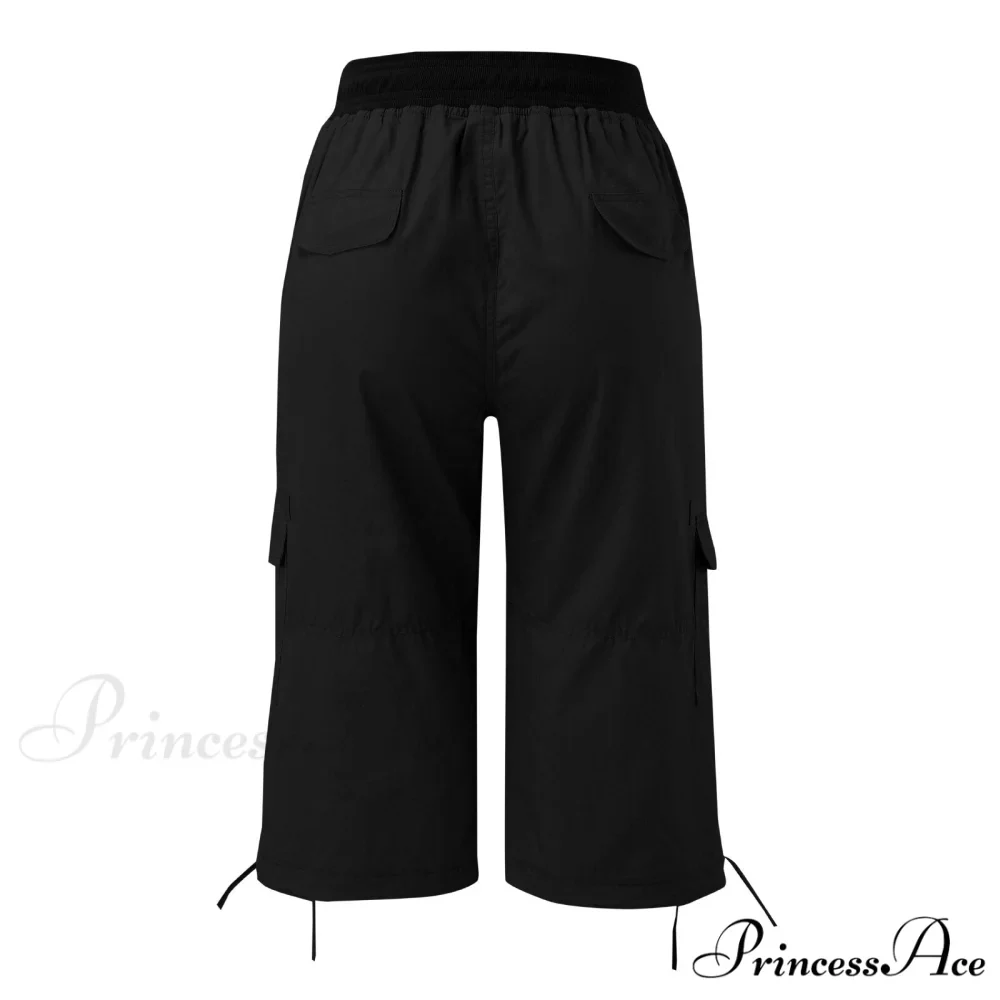 Overalls Thin Loose Cargo Shorts Pantalones - Image 4