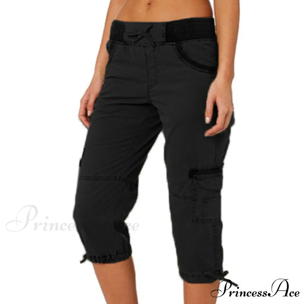 Overalls Thin Loose Cargo Shorts Pantalones - Image 7