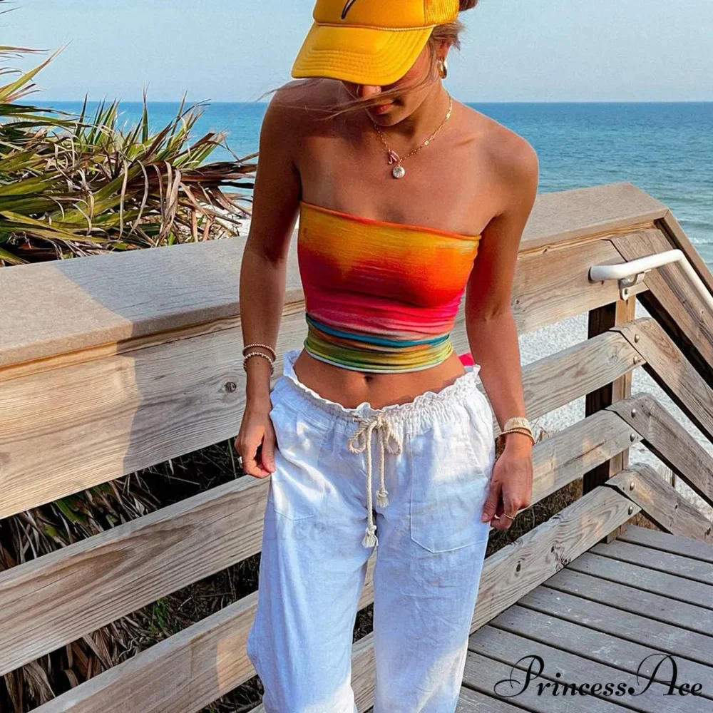 Cover Chest Bandeau Crop Top - Image 2