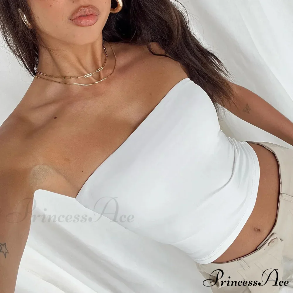Cover Chest Bandeau Crop Top - Image 4
