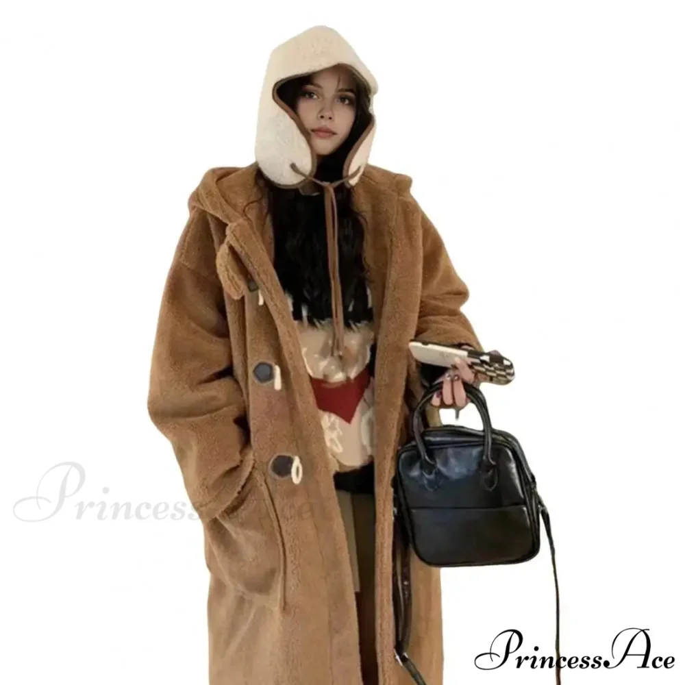 Covered Fleece Lined Mid-Length Overcoat - Image 2