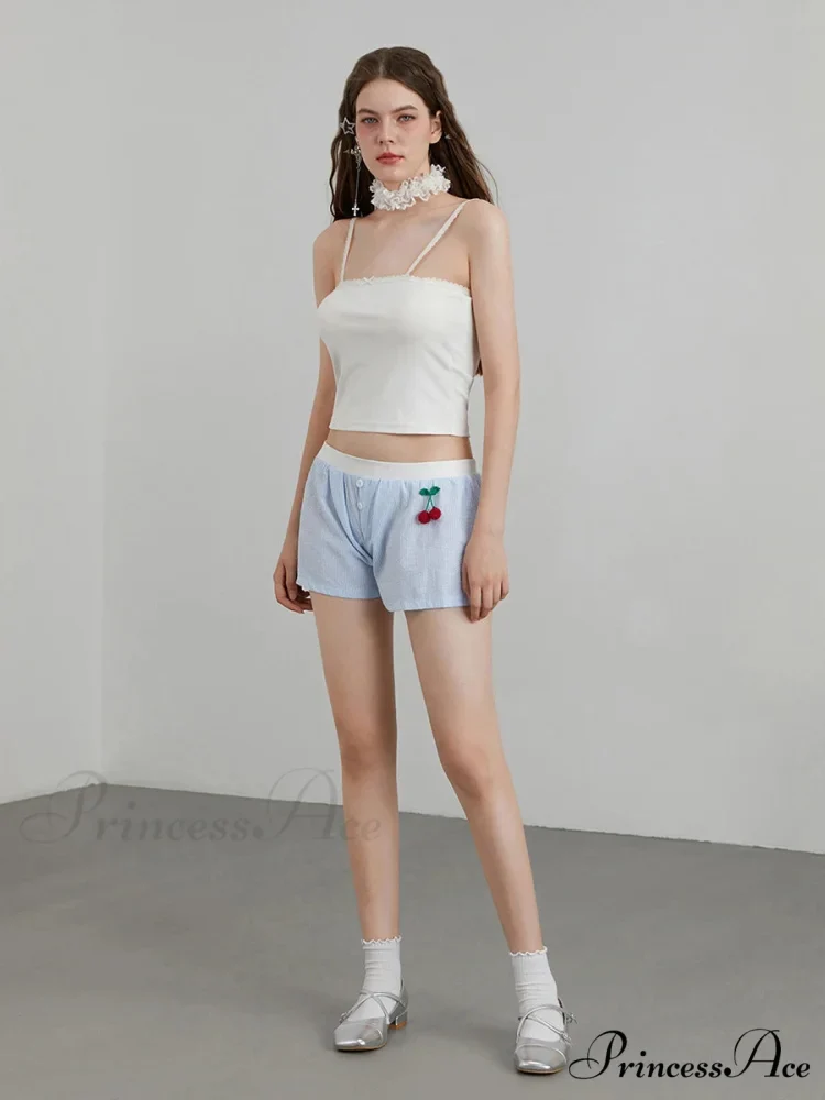 Crimson Banded Stretchy Waist Short - Image 6