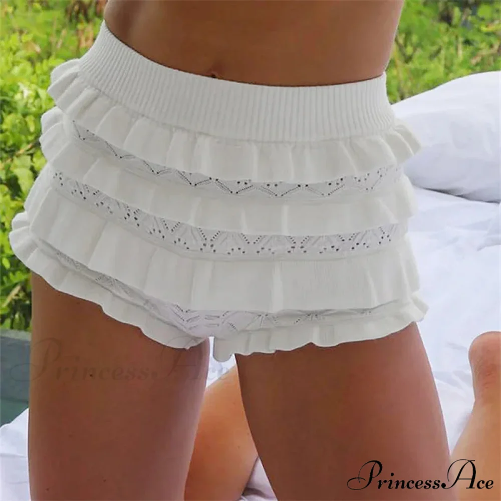 Crochet Frilly Hollow-Out Brief - Image 2