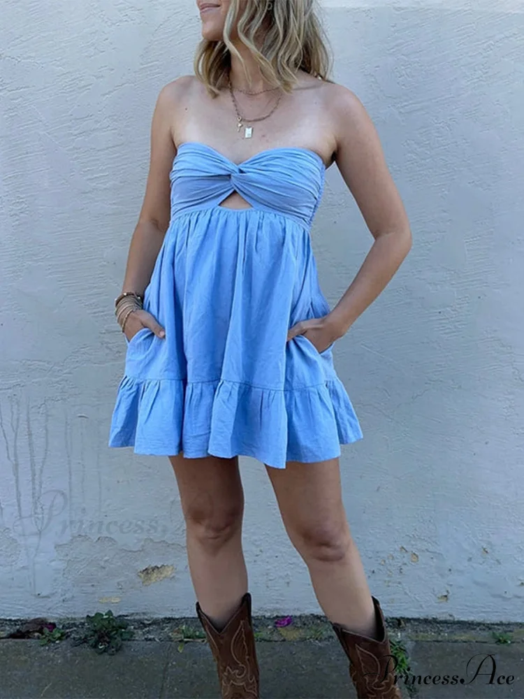 Curved Removed Tiny Dress - Image 5